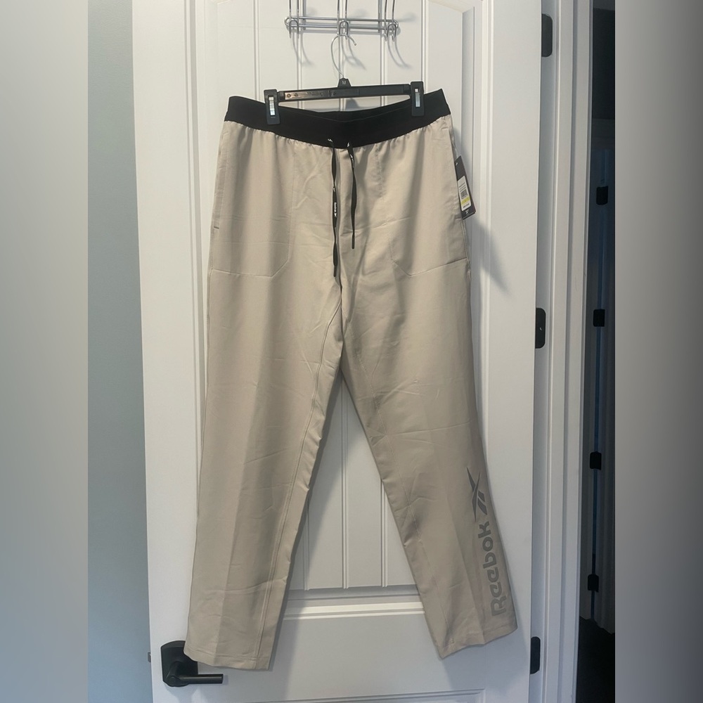 NWT Reebok Team Up Athletic Pants - Silver Cloud